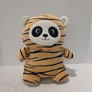 Toy Box Panda Tiger Plush 14” Stuffed Animal Orange Black Soft
